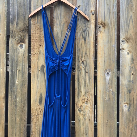 Backless blue Bebe - Picture 3 of 4